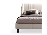 Letto design con giroletto Letto pelle maxi luxury italia Md work a prezzo scontato