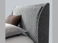 Letto imbottito modello Calipè  di Rigosalotti scontato 35%