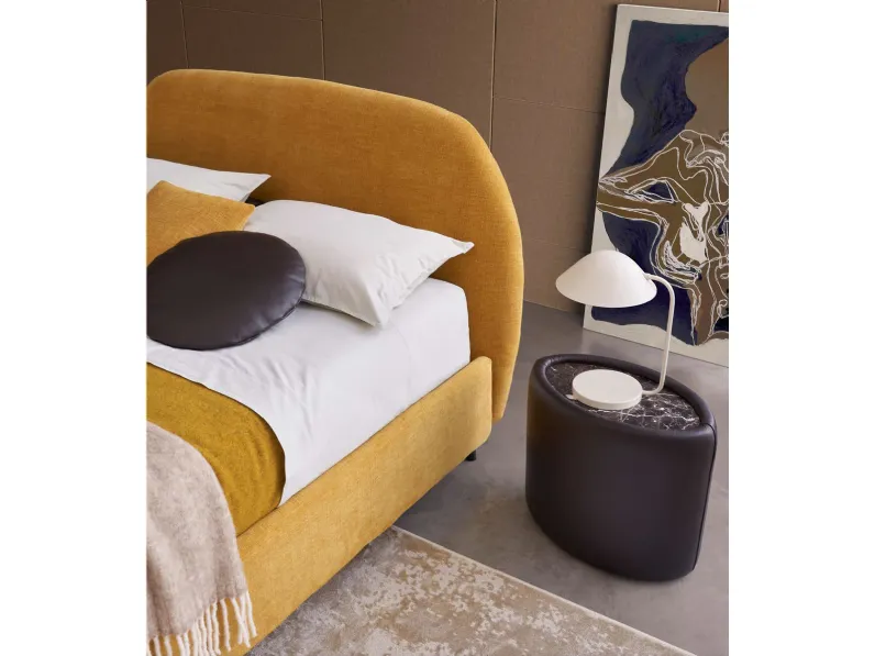 Letto matrimoniale moderno Calipso Rosini a prezzo ribassato