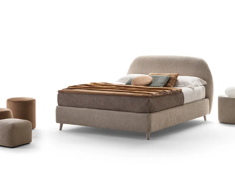 Letto matrimoniale moderno Calipso Rosini a prezzo ribassato