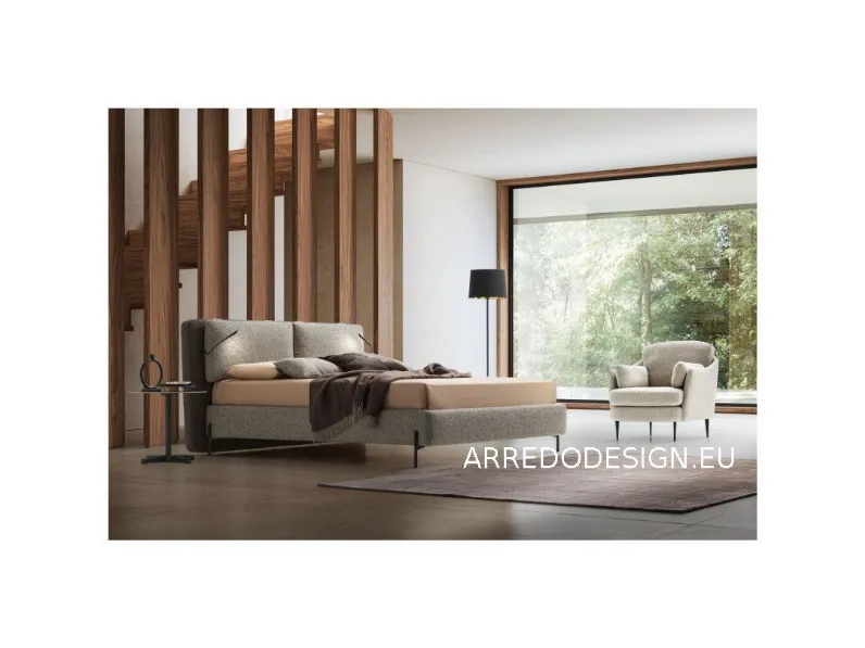 Letto design con contenitore Cortina Le comfort a prezzo scontato