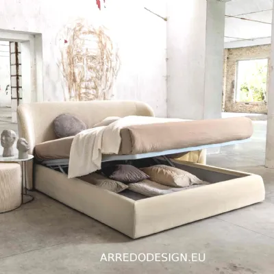 Letto imbottito con contenitore Dior Veneran a prezzo scontato