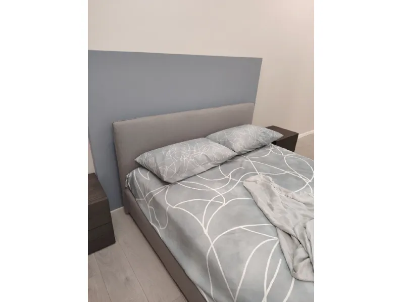 Letto moderno con contenitore Gaya plane Bolzan a prezzo ribassato