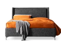 Letto imbottito modello Letto matrimoniale il con contenitore di Artigianale scontato 40%