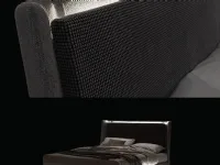 Letto imbottito modello Letto matrimoniale il con contenitore di Artigianale scontato 40%