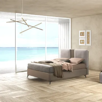 Letto matrimoniale moderno Letto matrimoniale ul con contenitore Artigianale a prezzo scontato