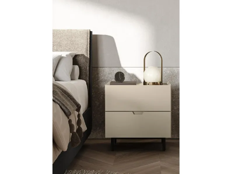 Letto matrimoniale design Nautilo Morassutti a prezzo scontato