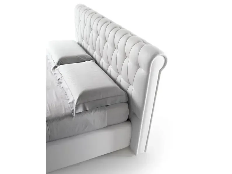 Letto imbottito con contenitore Unique * Samoa a prezzo scontato