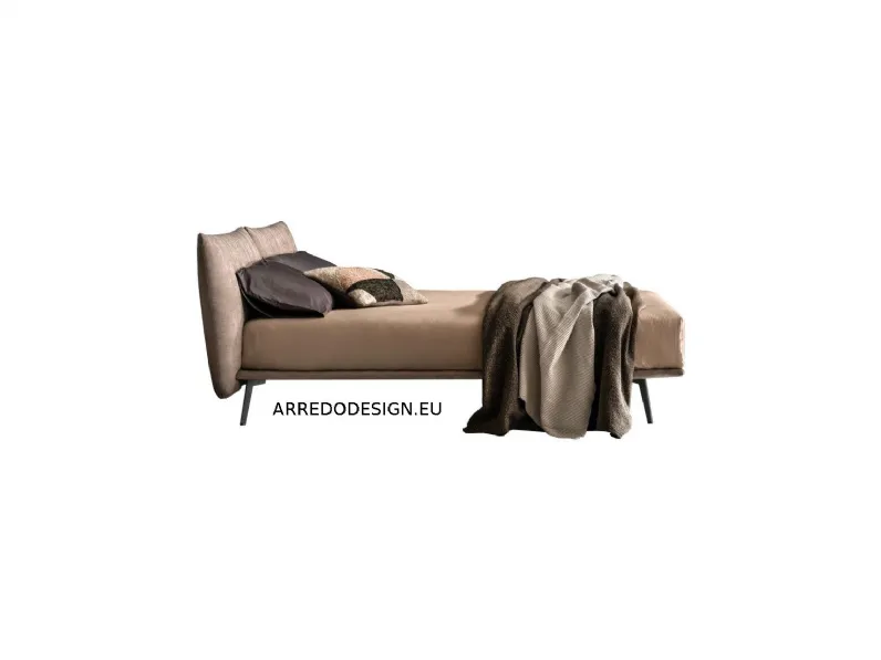 Letto matrimoniale moderno Wrap Samoa a prezzo scontato