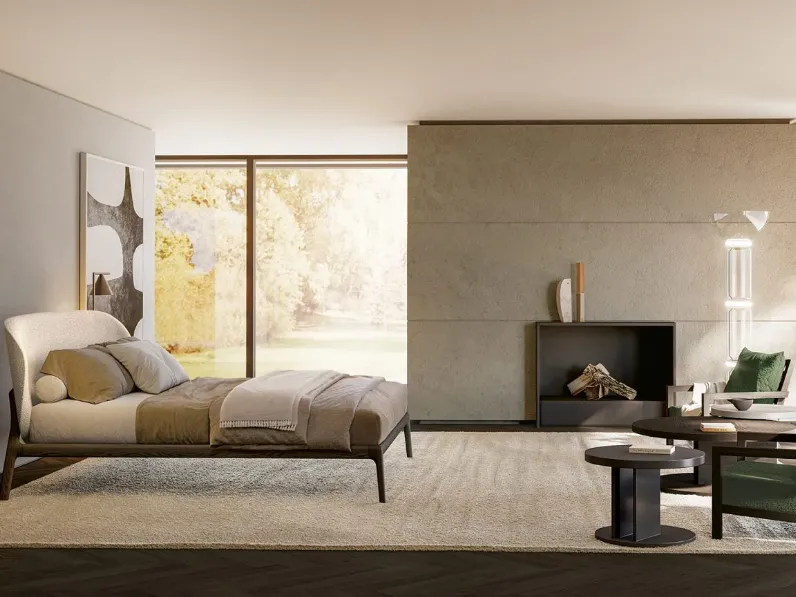 Letto design con giroletto Grace Fratelli elli a prezzo ribassato