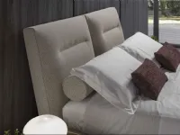 Letto matrimoniale con giroletto Kensington Golden night a prezzo scontato