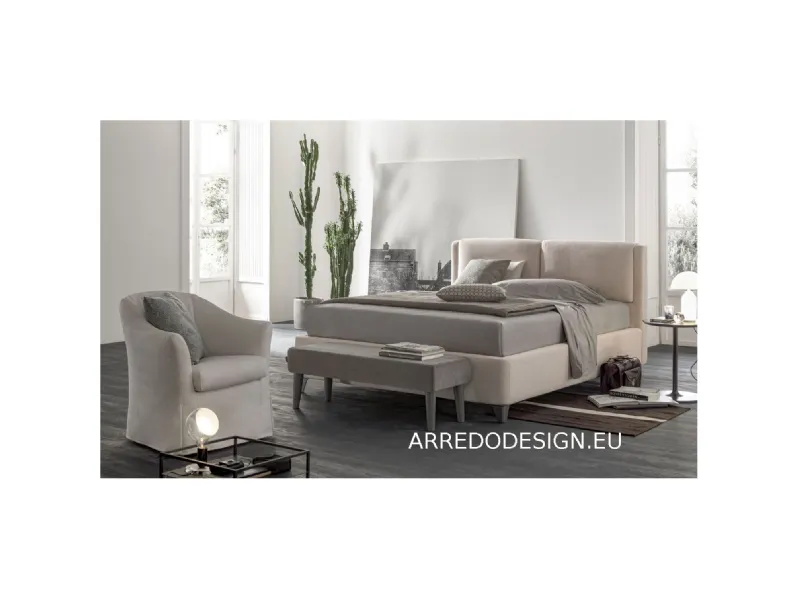 Letto matrimoniale design Loft V&nice a prezzo ribassato