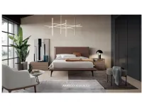 Letto design con piedini Space Dall'agnese a prezzo scontato
