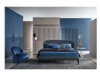 Letto design con giroletto Carnaby Twils a prezzo scontato