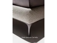 Letto design con giroletto Carnaby Twils a prezzo ribassato