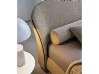 Letto design con giroletto Carnaby Twils a prezzo ribassato