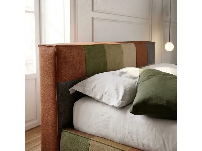 Letto matrimoniale design Terre d'autunno  Collezione esclusiva a prezzo scontato