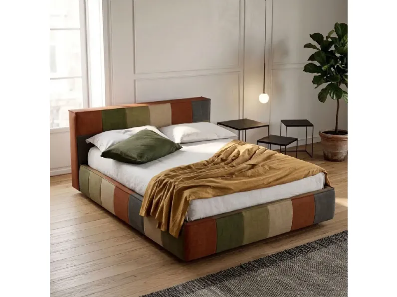 Letto matrimoniale design Terre d'autunno  Collezione esclusiva a prezzo scontato