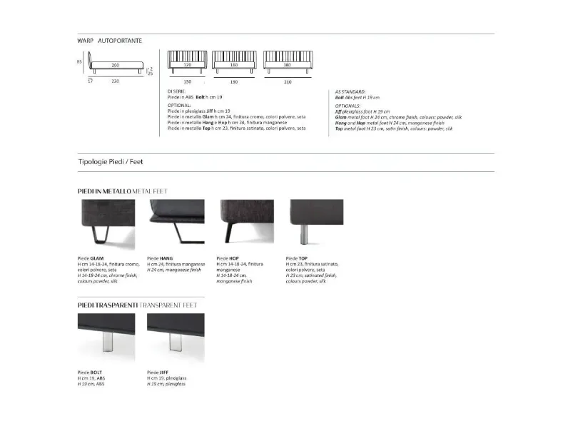 Letto Warp Samoa in OFFERTA OUTLET - 35%