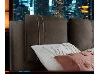 Letto imbottito con piedini Letto imbottito road Mobilificio bellutti a prezzo ribassato