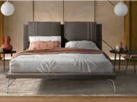 Letto imbottito con piedini Letto imbottito road Mobilificio bellutti a prezzo ribassato