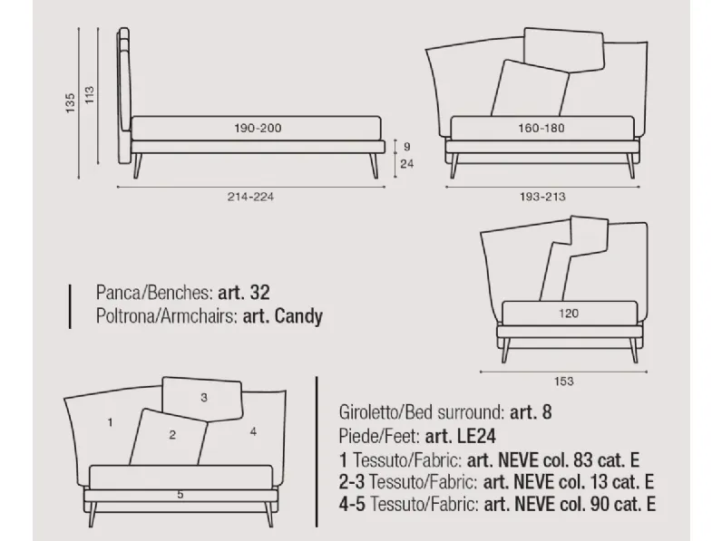 Letto matrimoniale fa Artigianale a PREZZI OUTLET