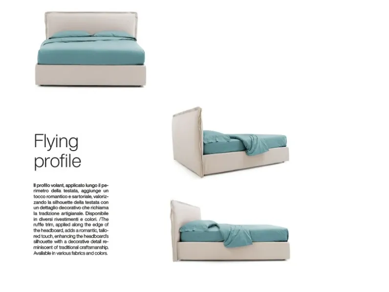Letto matrimoniale moderno Letto mod giove Artigianale a prezzo scontato