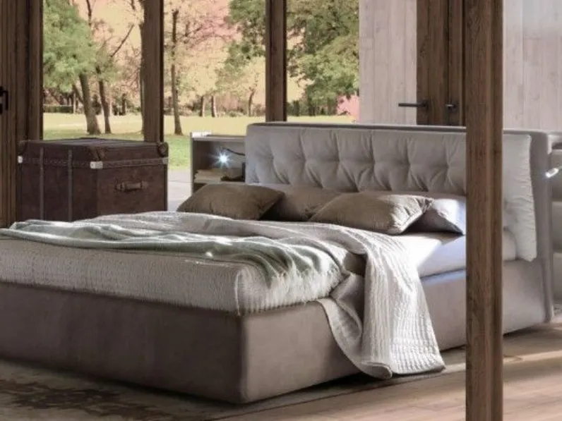 Letto matrimoniale design moderno LU36