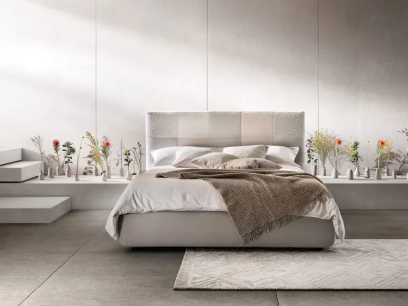 Letto matrimoniale moderno Essential * Samoa a prezzo scontato