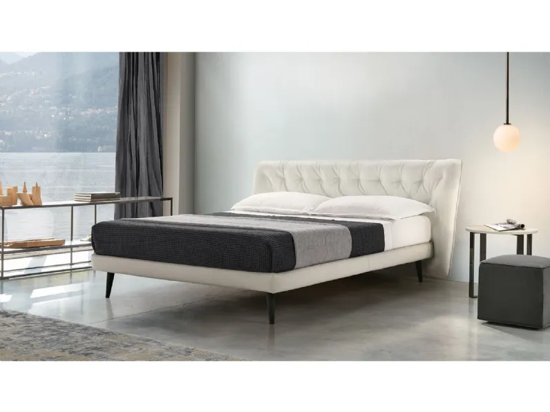 Letto imbottito con contenitore Gea *Rosinia prezzo scontato