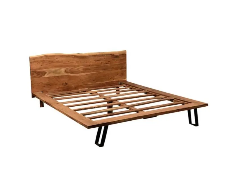 Letto moderno Letto  legno modello foster legno india  Outlet etnico con un ribasso del 40%