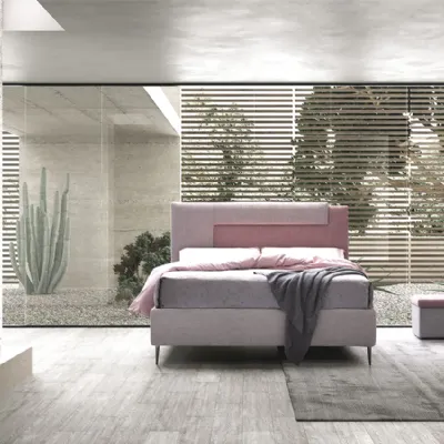 Letto Letto matrimoniale sp di con contenitore Artigianale SCONTATO a PREZZI OUTLET