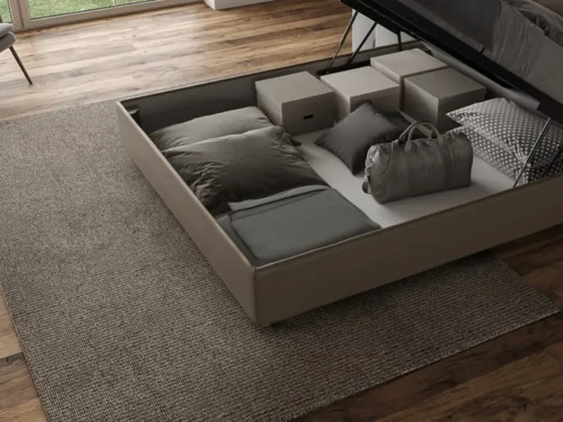 Letto in legno modello Sommier di Maronese acf scontato 17%