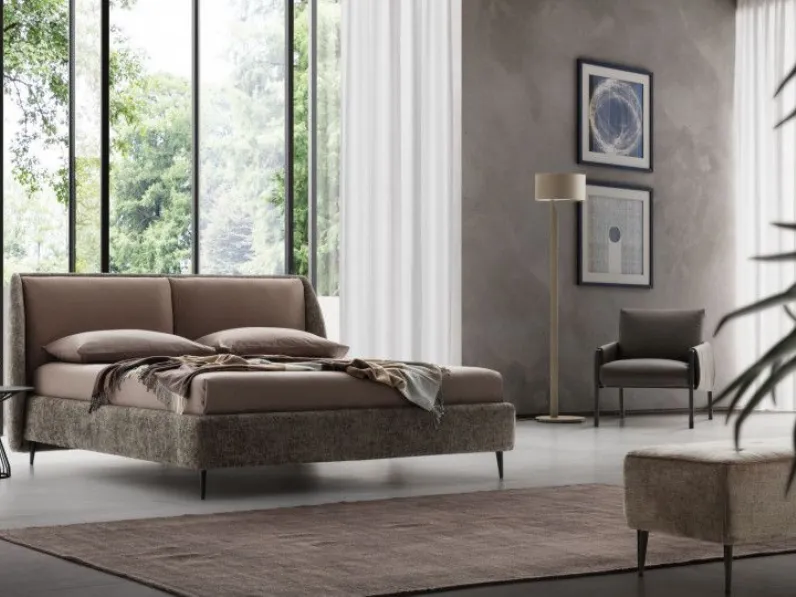 Letto matrimoniale moderno Timoty Le comfort a prezzo ribassato