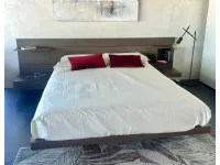 Letto in legno modello Wall system di Mobilgam scontato 30%
