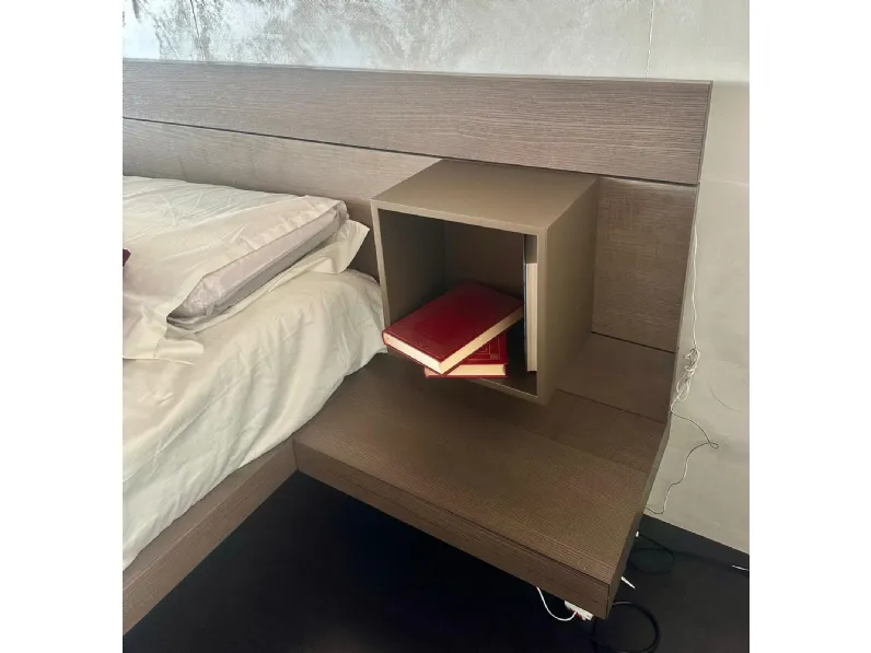 Letto in legno modello Wall system di Mobilgam scontato 30%