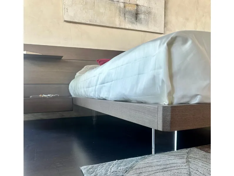 Letto in legno modello Wall system di Mobilgam scontato 30%