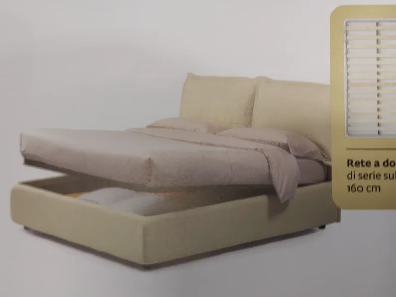 Letto moderno con contenitore Melany Collezione esclusiva a prezzo scontato