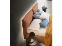 Letto imbottito con contenitore Allen Le comfort a prezzo scontato