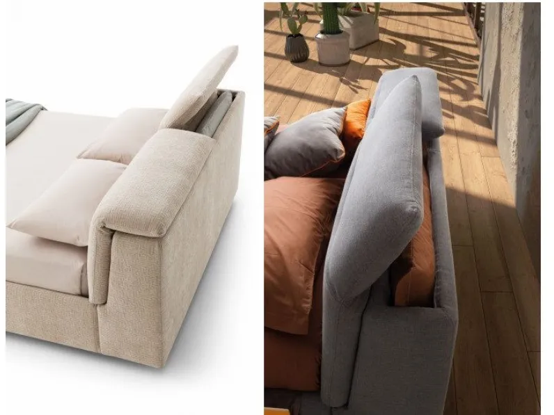 Letto imbottito modello Apollo di Le comfort scontato 35%