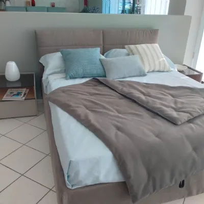 Letto moderno Berry con fodera di  ricambio  ecopelle V&nice scontato 31%