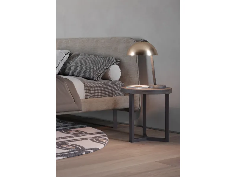 Letto imbottito con giroletto Blade Giessegi a prezzo ribassato