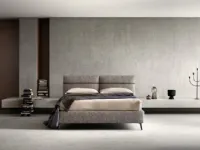 Letto moderno con contenitore Chop Samoa a prezzo scontato