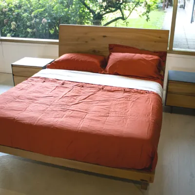 Letto in legno con piedini CityLe fabliera prezzo ribassato