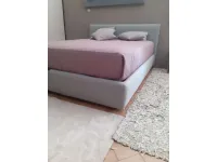 Letto imbottito con contenitore Gaia plane Bolzan a prezzo ribassato