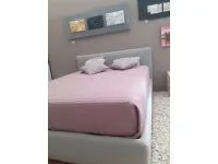 Letto imbottito con contenitore Gaia plane Bolzan a prezzo ribassato