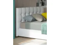 Letto moderno con contenitore Letto matrim. mod.ego di giessegi con box-contenitore scontato del 50% Giessegi a prezzo scontato