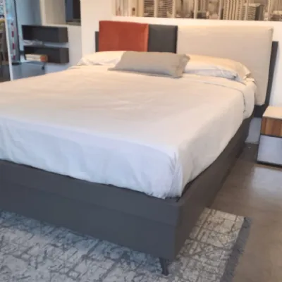 Letto Nikky con contenitore e rete 160x200 di Tomasella scontato del 30%