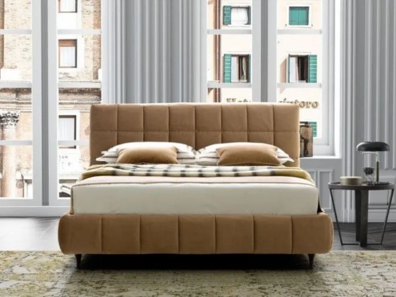 Letto moderno con contenitore Orange Artigianale a prezzo scontato