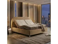 Letto imbottito modello Oro di Collezione esclusiva scontato 50%